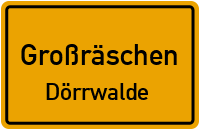 Straßen in Großräschen Dörrwalde