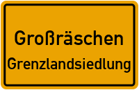 Greifswalder Straße in GroßräschenGrenzlandsiedlung