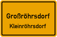 Zeisigweg in GroßröhrsdorfKleinröhrsdorf