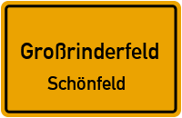 Straßen in Großrinderfeld Schönfeld