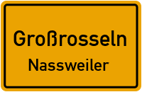 Rue Nationale in GroßrosselnNassweiler