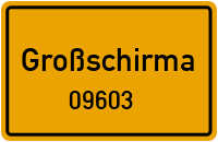 Straßen in 09603 Großschirma