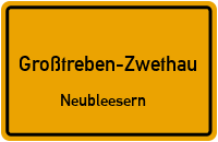 Dautzschener Straße in Großtreben-ZwethauNeubleesern