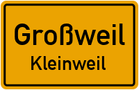Hauptstraße in GroßweilKleinweil