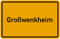 City Sign Großwenkheim