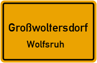 Neue Siedlung in GroßwoltersdorfWolfsruh