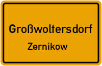 Zernikower Straße in GroßwoltersdorfZernikow