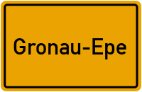 Ortsschild Gronau-Epe