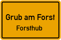 Gleisenauer Straße in Grub am ForstForsthub