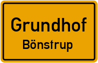 Waldstraße in GrundhofBönstrup