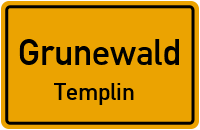 Straßen in Grunewald Templin
