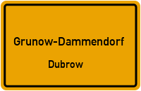 Dorfstraße in Grunow-DammendorfDubrow