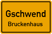 Straßenverzeichnis Gschwend Bruckenhaus