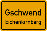 Altäckerstraße in GschwendEichenkirnberg