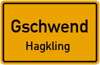 Straßenverzeichnis Gschwend Hagkling