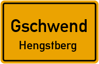 Straßenverzeichnis Gschwend Hengstberg