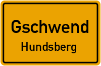 Gschwender Straße in GschwendHundsberg