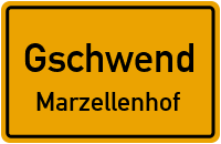 Straßenverzeichnis Gschwend Marzellenhof