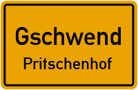 Straßenverzeichnis Gschwend Pritschenhof