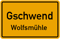 Wolfsmühle in 74417 Gschwend (Wolfsmühle)