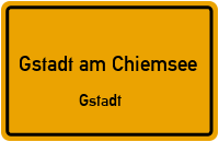 Waldstraße in Gstadt am ChiemseeGstadt