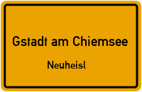 Straßenverzeichnis Gstadt am Chiemsee Neuheisl