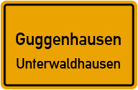 Hauptstraße in GuggenhausenUnterwaldhausen