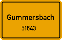 Straßen in 51643 Gummersbach