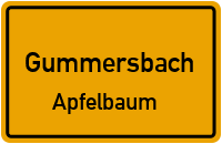 Straßen in Gummersbach Apfelbaum