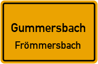 Sonnenbergstraße in GummersbachFrömmersbach