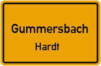 Straßen in Gummersbach Hardt