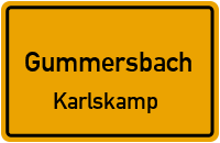 Tilsiter Straße in GummersbachKarlskamp