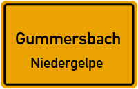 Straßen in Gummersbach Niedergelpe