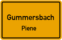 Piener Weg in GummersbachPiene