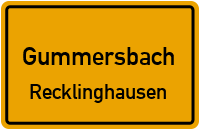 Straßenverzeichnis Gummersbach Recklinghausen