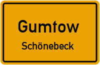 Kurze Straße in GumtowSchönebeck