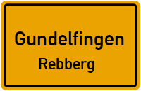 Alte Bundesstraße in GundelfingenRebberg