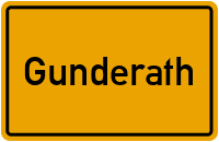 Ortsschild von Gemeinde Gunderath in Rheinland-Pfalz