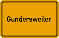 City Sign Gundersweiler