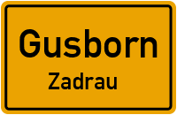 Siemener Weg in GusbornZadrau