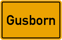 Ortsschild von Gemeinde Gusborn in Niedersachsen