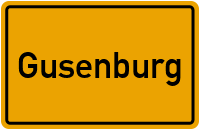 City Sign Gusenburg