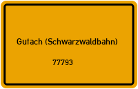 77793 Gutach (Schwarzwaldbahn)