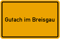Gutach im Breisgau in Baden-Württemberg