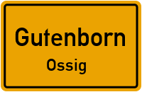 Droßdorfer Straße in GutenbornOssig