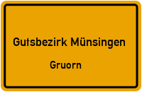 Ober Dorf in Gutsbezirk MünsingenGruorn