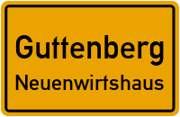 Straßenverzeichnis Guttenberg Neuenwirtshaus