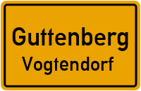 Straßen in Guttenberg Vogtendorf