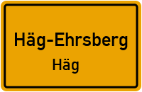 Sägbaumdumpfweg in Häg-EhrsbergHäg
