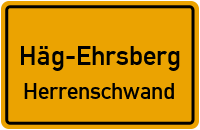 Herrenschwanderstrasse in Häg-EhrsbergHerrenschwand